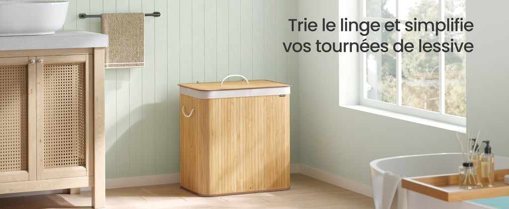 Panière à linge double