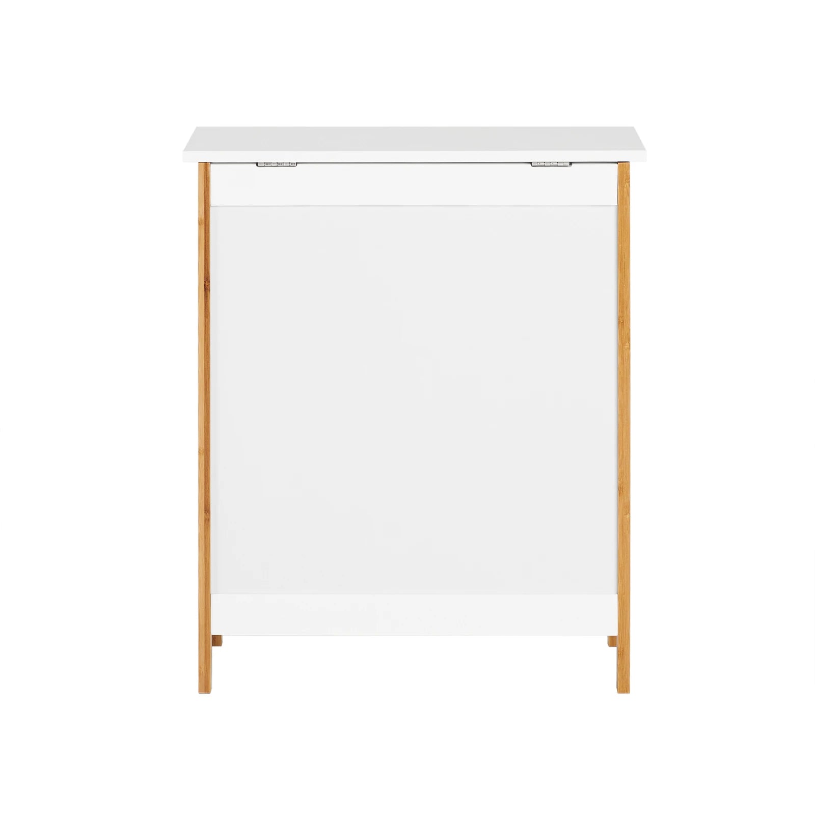 Panier à linge bois blanc