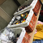 Grand panier en rotin