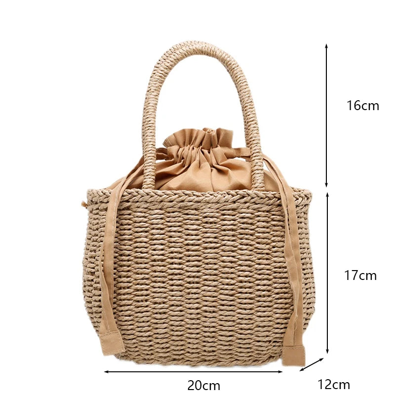Sac voyage en panier