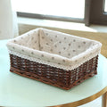 Panier de rangement en rotin