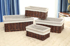 Grand panier en rotin