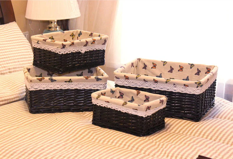 Petit panier en rotin