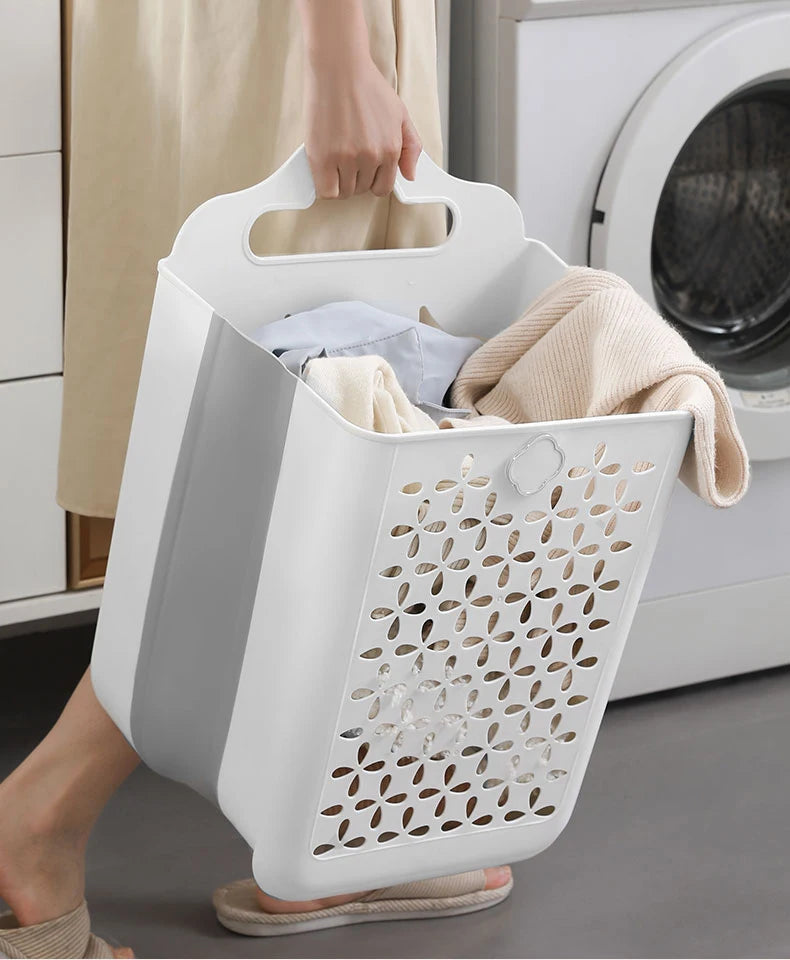 Panière à linge en plastique