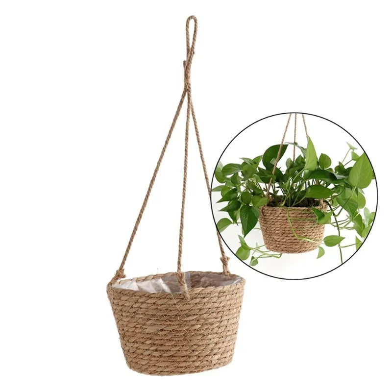 Petit panier suspendu pour plante