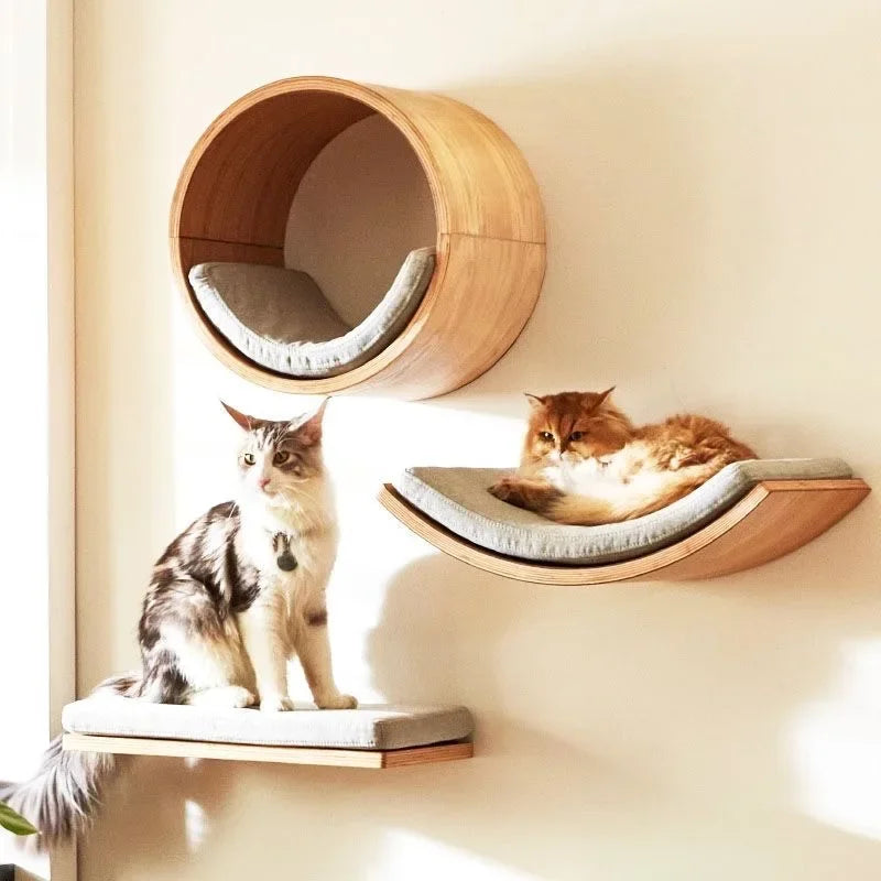 Panier mural pour chat