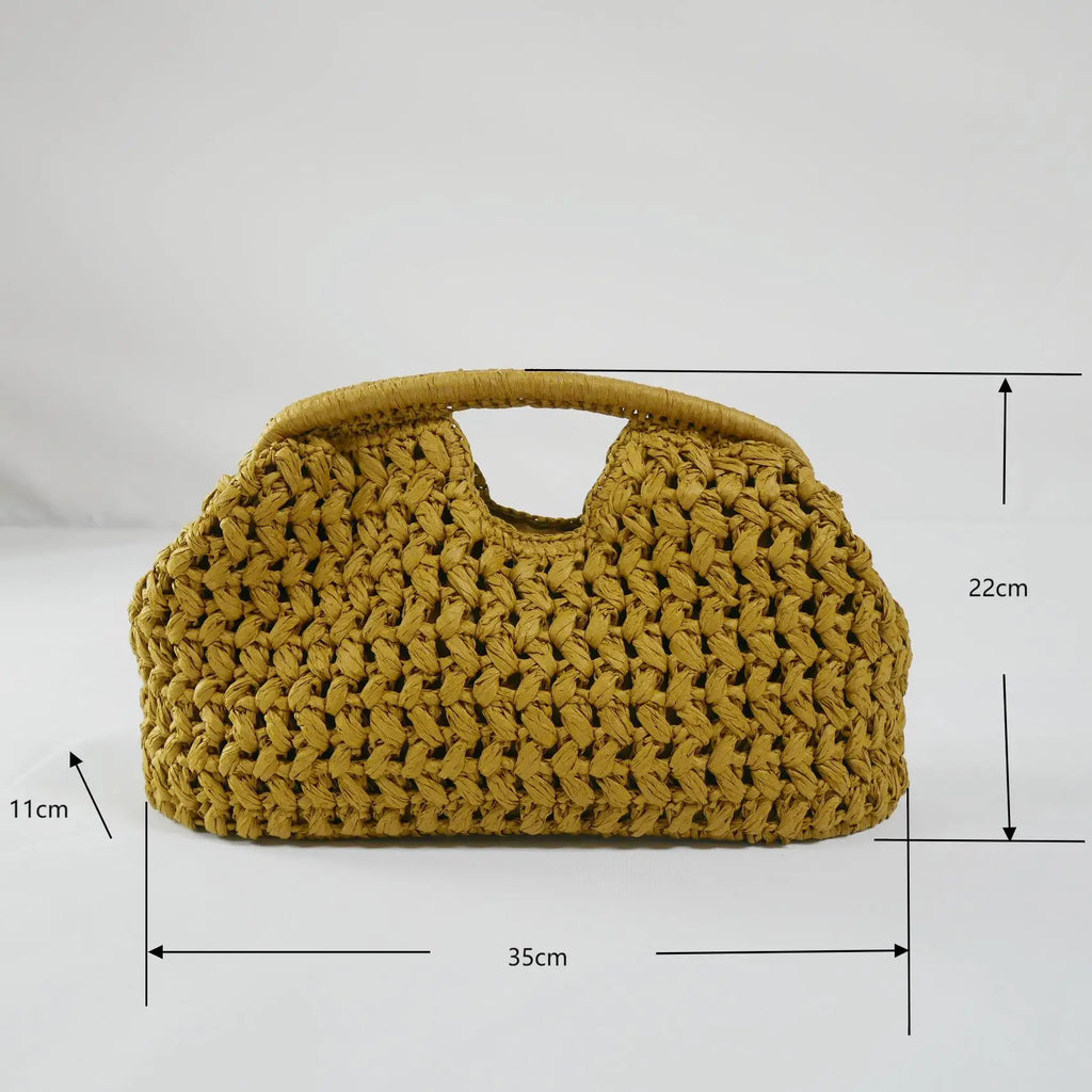 Panier en osier sac à main