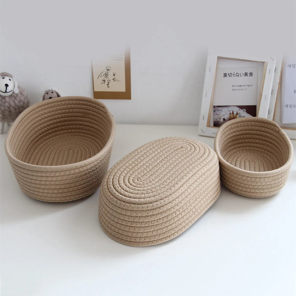 Panier de rangement en tissu