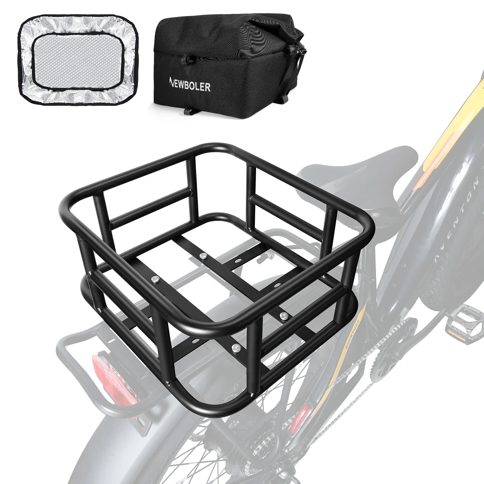 Panier arrière pour vélo