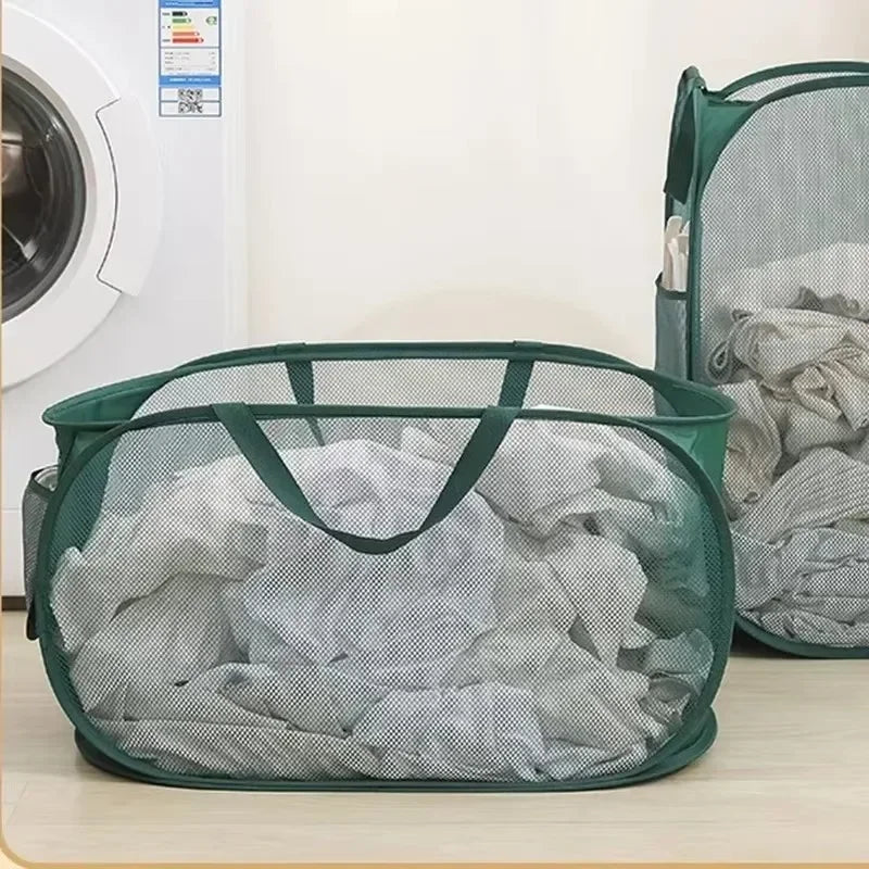Panier à linge en tissu pliable