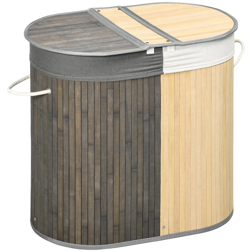 Panier à linge sale en bois