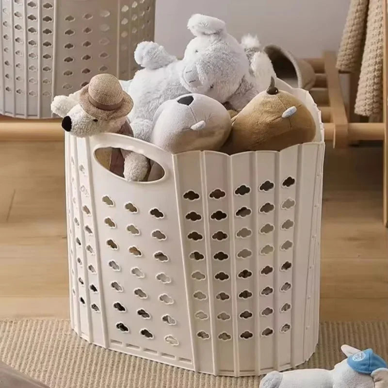 Panier à linge sale en plastique