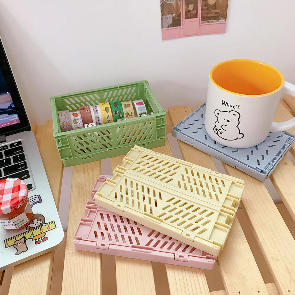 Panier de rangement pliable