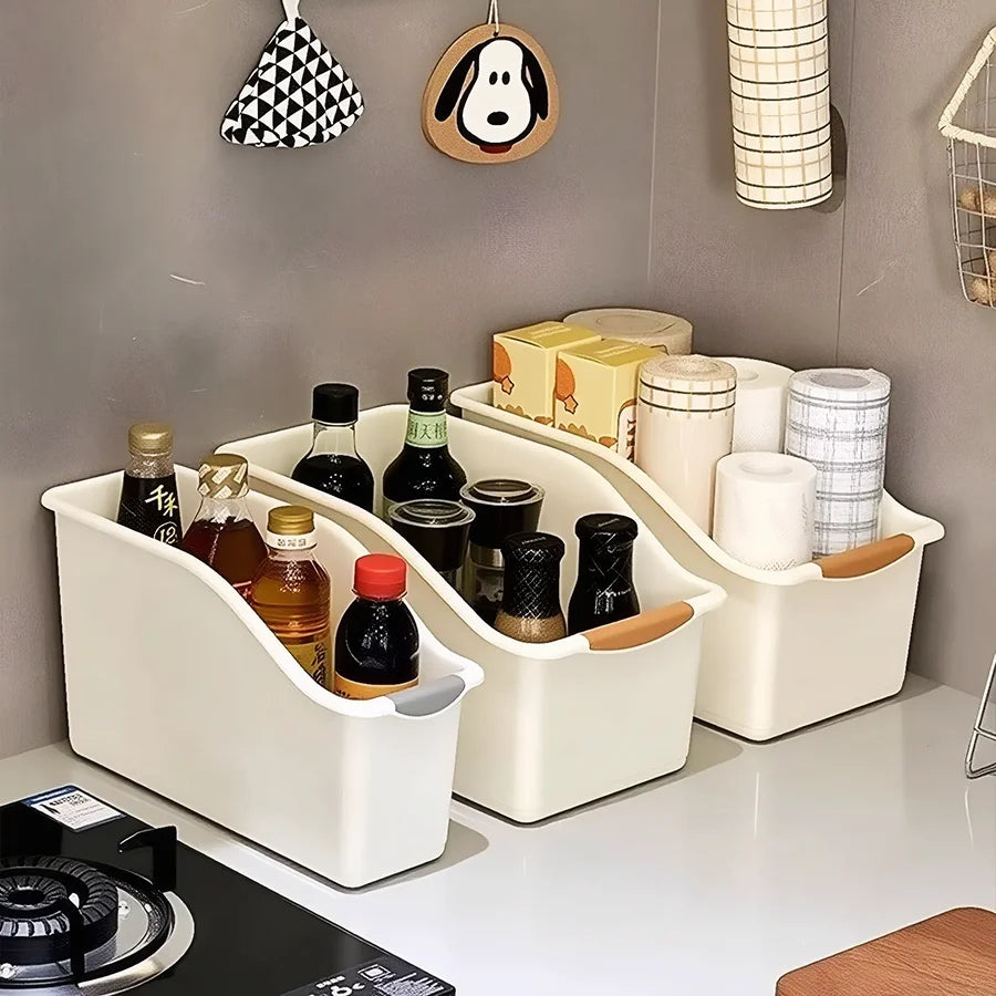 Panier de rangement en plastique