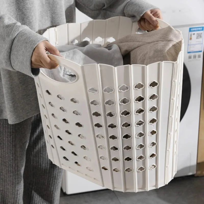 Panier à linge sale en plastique