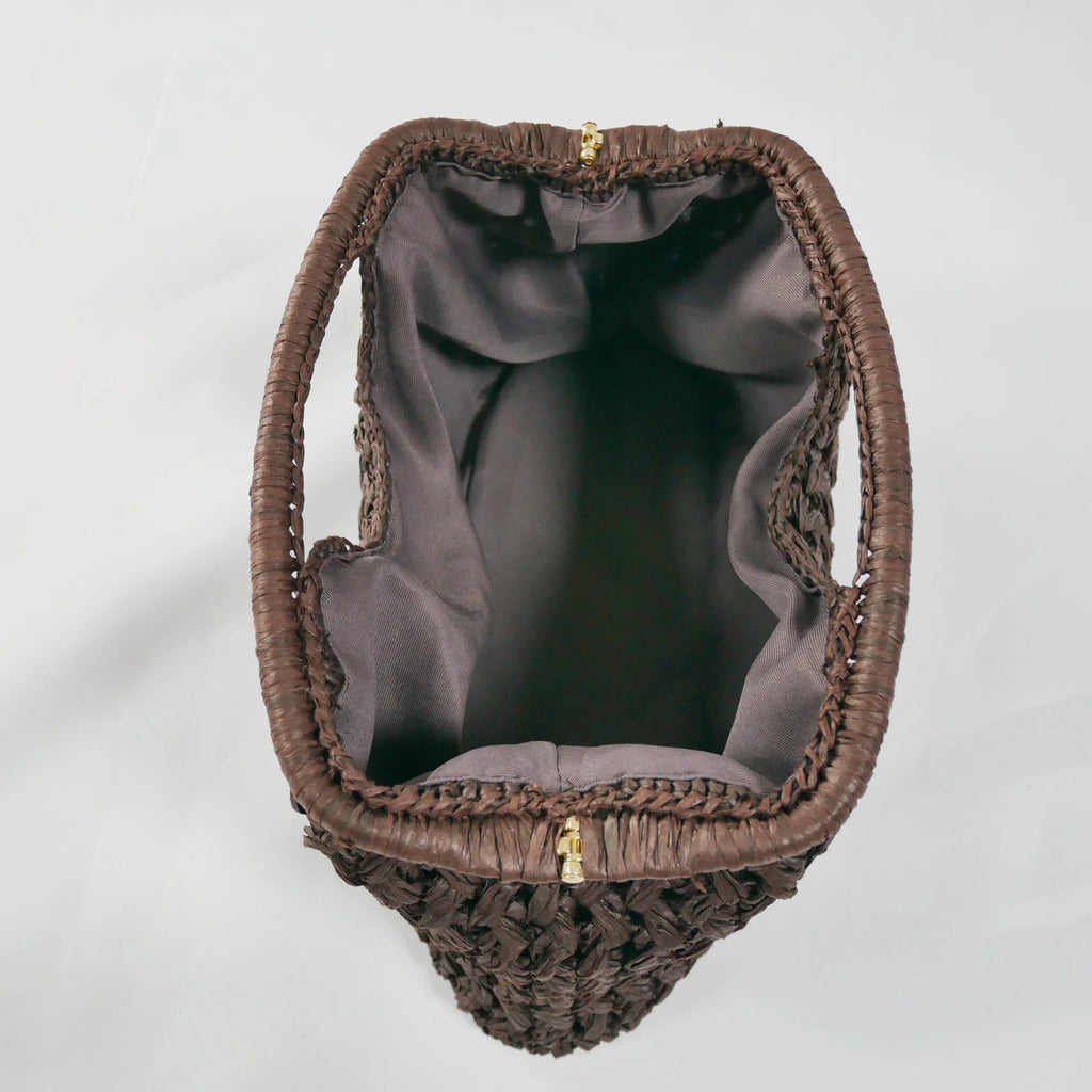 Panier en osier sac à main