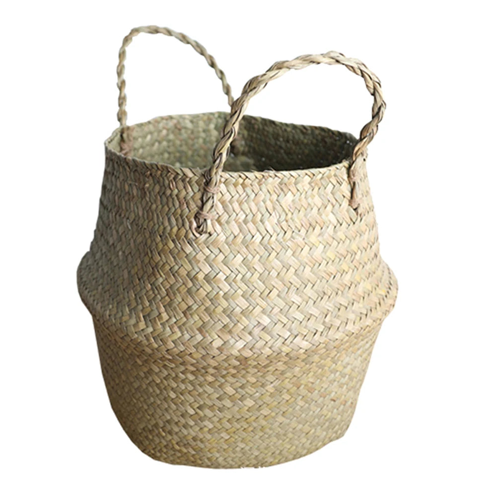 Panier à linge sale en osier