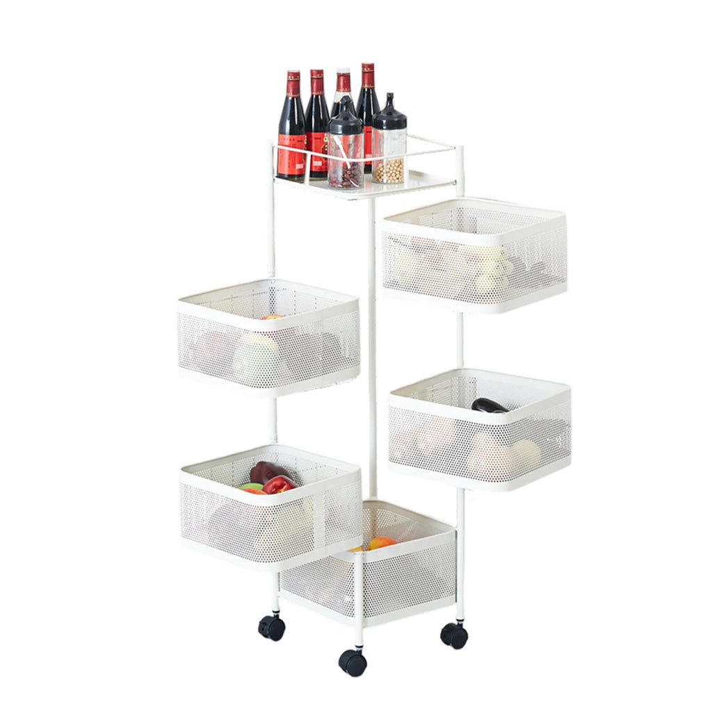 Meuble avec panier de rangement