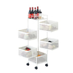 Meuble avec panier de rangement