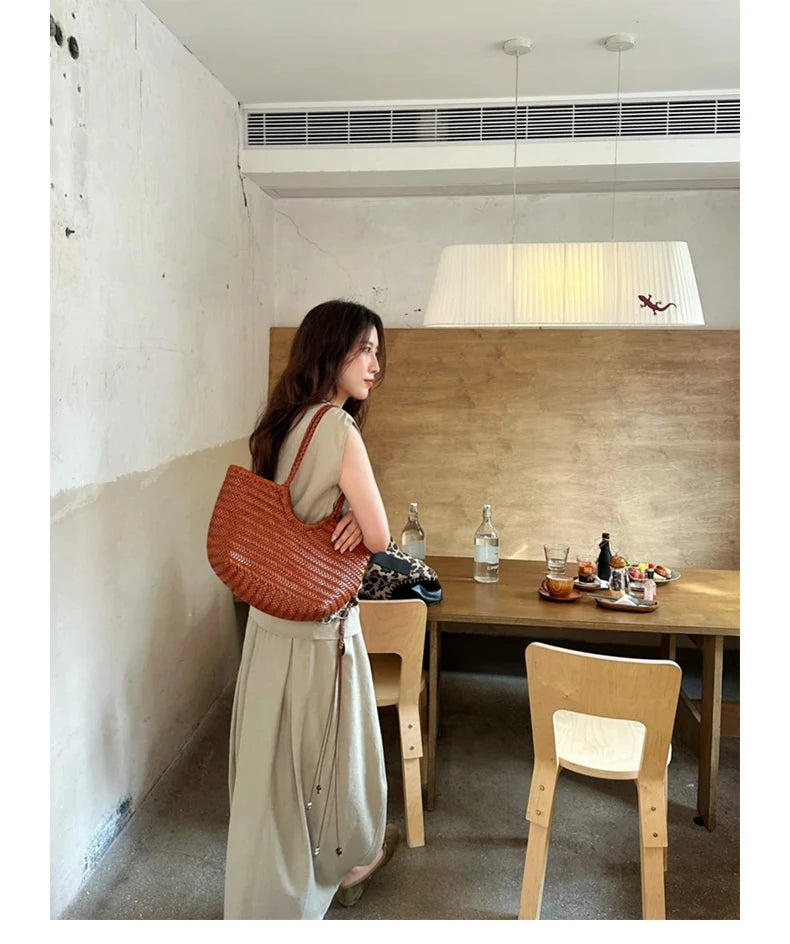 Sac à main panier pour femme
