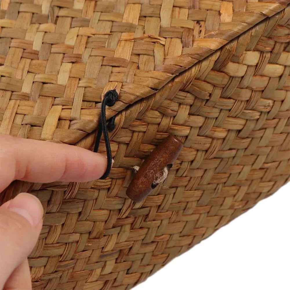 Petit panier de rangement avec couvercle