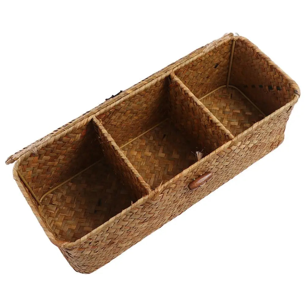 Petit panier de rangement avec couvercle