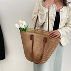 Panier sac en osier