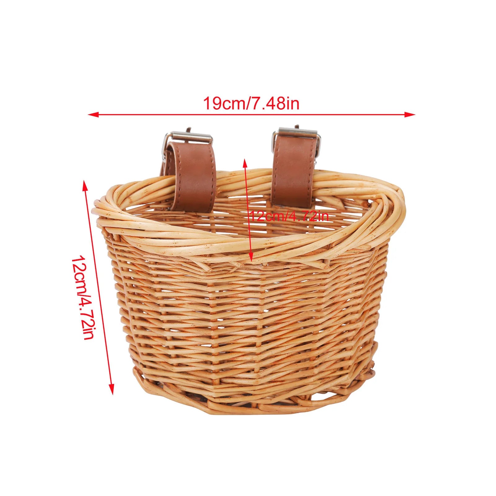 Panier en osier vélo pour enfant