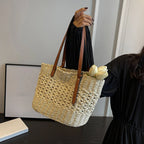Sac panier en paille