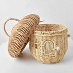 Panier à champignon en osier