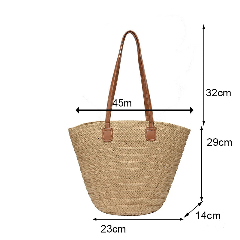 Sac panier osier chic