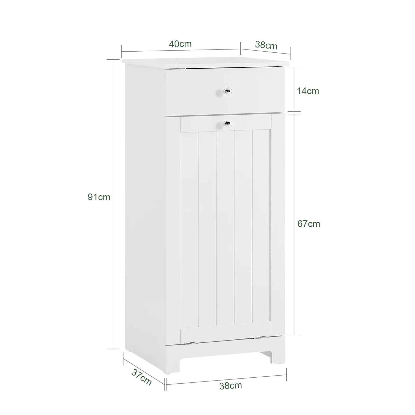 Meuble panière à linge