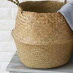 Grand panier en osier pour plante