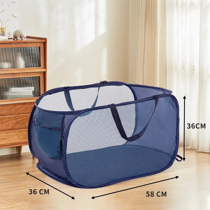 Panier à linge en tissu pliable