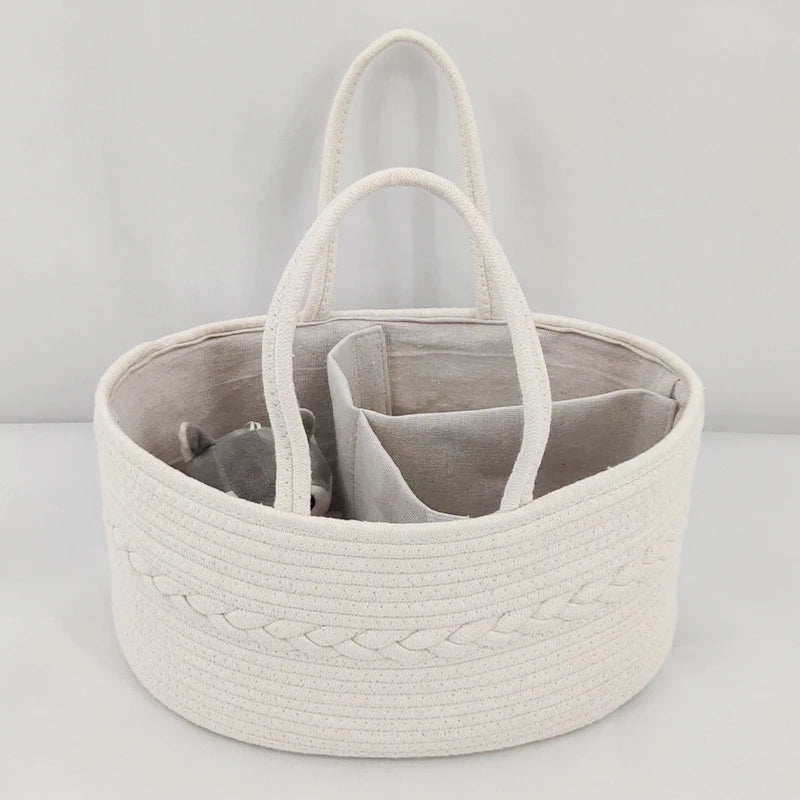 Panier à langer en osier