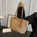 Sac panier en paille