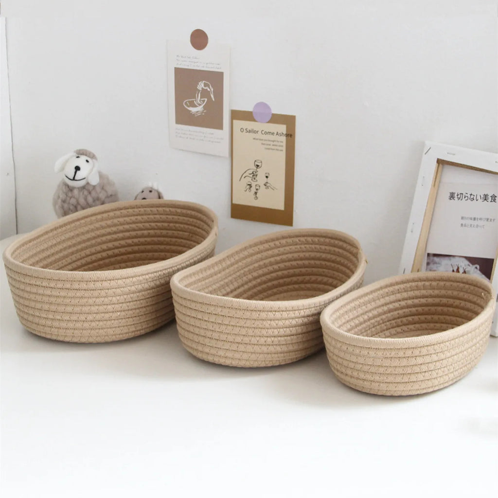 Panier de rangement en tissu