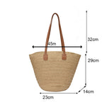 Panier sac en osier