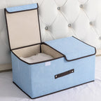 Grand panier de rangement avec couvercle