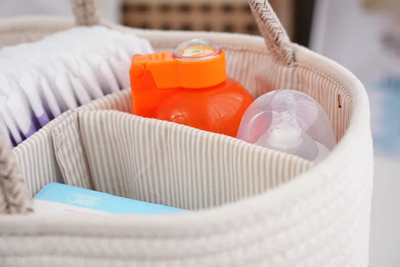 Panier de rangement pour bébé et table à langer