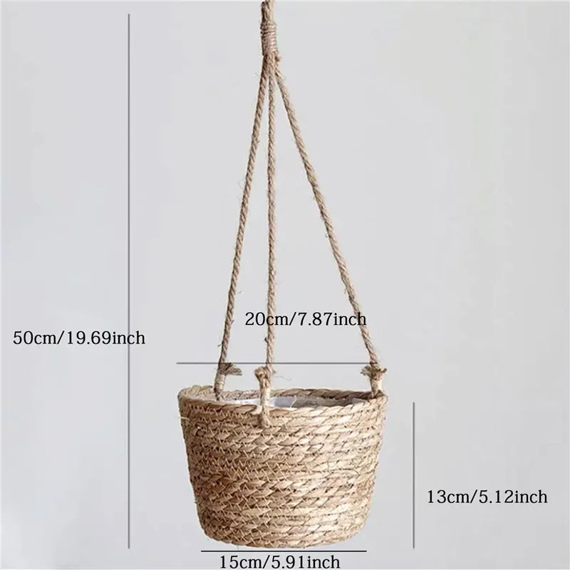 Petit panier suspendu pour plante