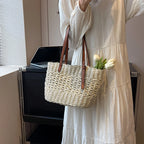 Sac panier en paille