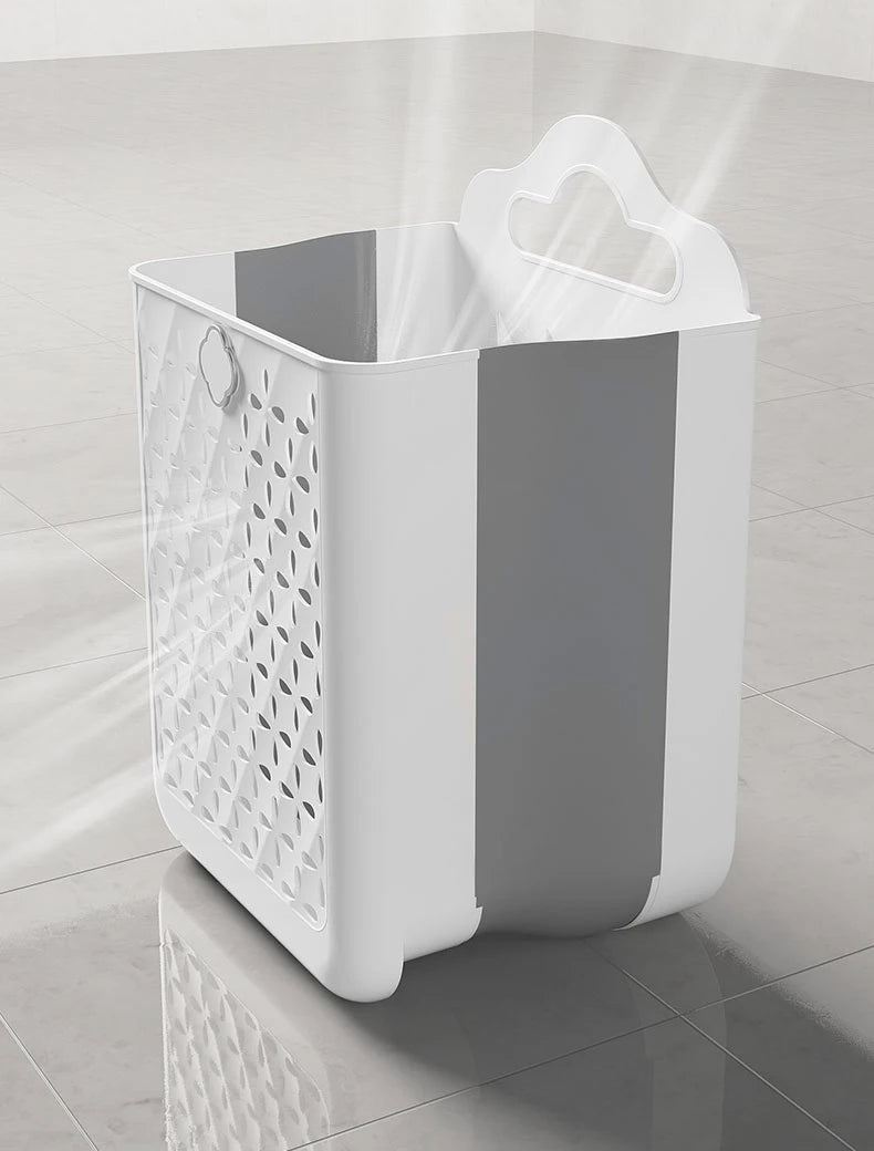 Panière à linge en plastique