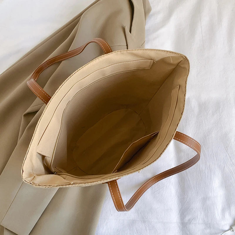 Sac panier osier chic