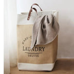 Panière à linge rectangulaire