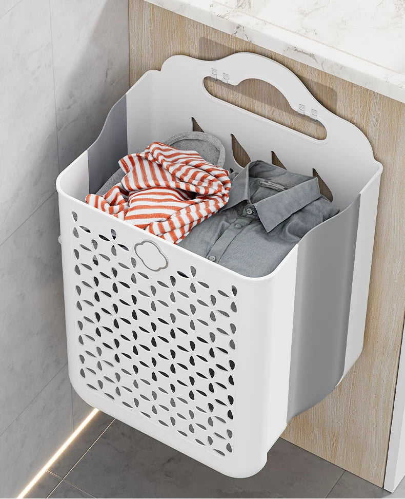 Panière à linge en plastique