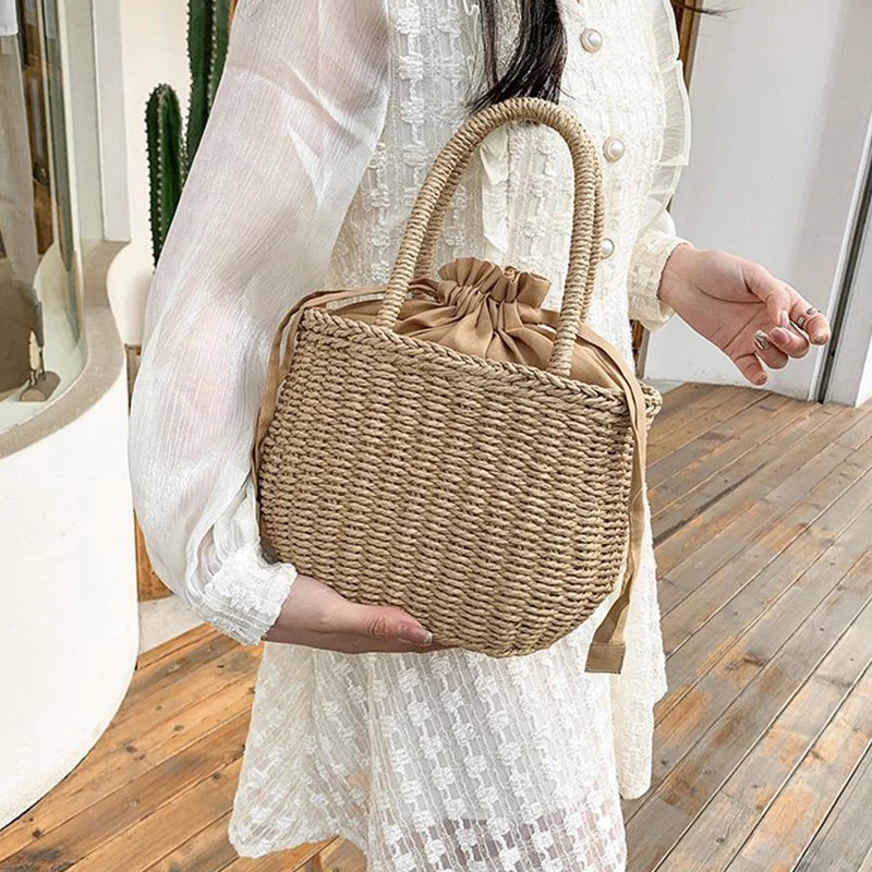 Sac voyage en panier