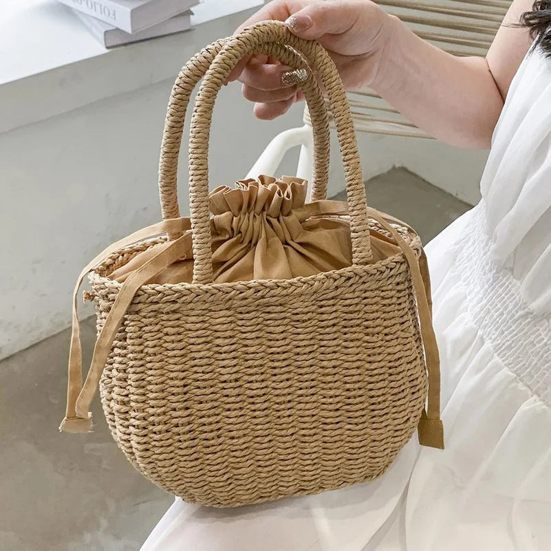 Sac voyage en panier