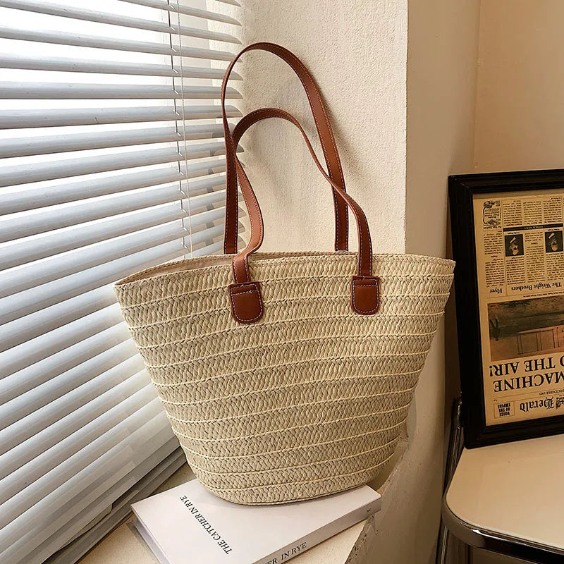 Panier sac en osier