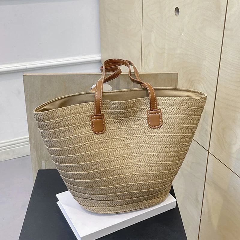 Sac panier osier chic